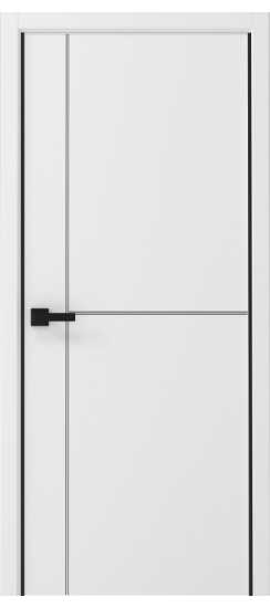 ПГ Vinyl PRO Графика-3 700 белый (композит кромка2 П-образная черная)