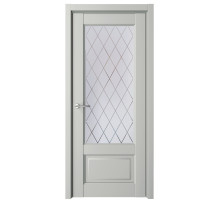 ПО Vinyl Эрмитаж-1 900 платина стекло мателюкс с алмазной гравировкой «Ромб»