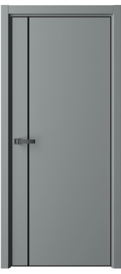 ПГ ПЭТ Контур-2 600 гриджио (композит кромка4 П-образная черная)