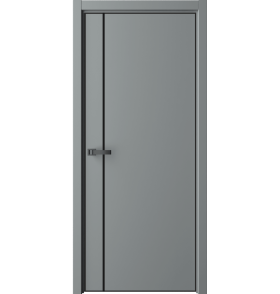 ПГ ПЭТ Контур-2 600 гриджио (композит кромка4 П-образная черная)