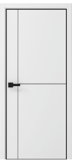 ПГ Vinyl PRO Графика-3 800 белый (композит кромка4 П-образная черная)
