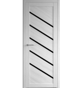 ПО Эко-шпон Сингапур-5 600 кедр снежный стекло черное