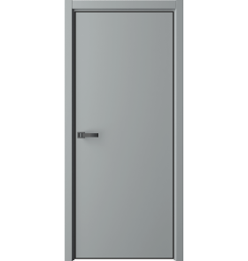 ПГ ПЭТ Контур-1 700 гриджио (композит кромка4 П-образная черная)