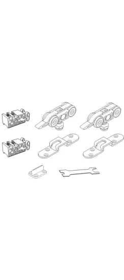 Комплект ролики-стопор STABLE SET V-1 60KG, вес полотна до 60 кг