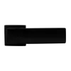 Ручка дверная SPACE S5 NERO-ST на квадратной розетке, цвет черный soft-touch, ЦАМ