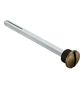 Четырехгранник LUX-SPINDLE-WC 110 CAFFE 110мм с кнопкой, цвет кофе