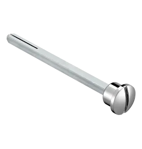 Четырехгранник LUX-SPINDLE-WC 110 CRO 110мм с кнопкой, цвет хром