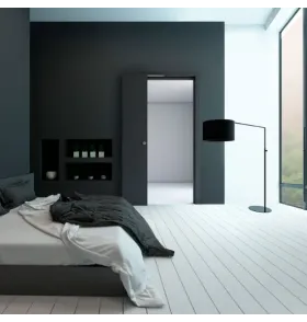 Поворотно-сдвижная система (фурнитура) для дверей 180-TWICE LEFT 90, ширина 90см, левая сторона, 180 градусов, вес полотна до 50 кг