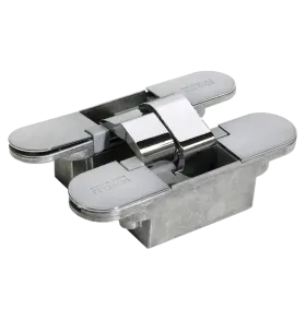 Петля скрытая HH-18 PC врезная с 3D-регулировкой, вес полотна до 60 кг, цвет хром
