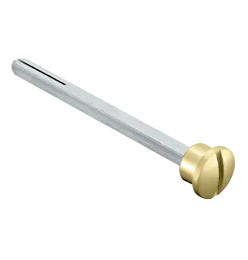 Четырехгранник LUX-SPINDLE-WC 110 OSA 110мм с кнопкой, цвет матовое золото