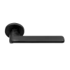 Ручка дверная TOMORROW R5 NERO-ST на круглой розетке, цвет черный soft-touch, ЦАМ
