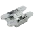 Петля скрытая HH-16 SC 3D врезная с 3D-регулировкой, вес полотна до 40 кг, цвет матовый хром Петля скрытая HH-16 SC 3D врезная с 3D-регулировкой, вес полотна до 40 кг, цвет матовый хром