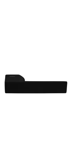 Ручка дверная SHUTTLE NERO-ST цвет черный soft-touch, ЦАМ