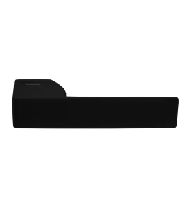 Ручка дверная SHUTTLE NERO-ST цвет черный soft-touch, ЦАМ