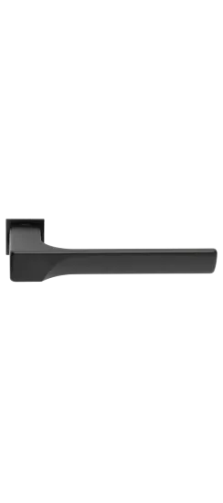 Ручка дверная FIORD-SM NERO раздельная без розетки, цвет черный, ЦАМ