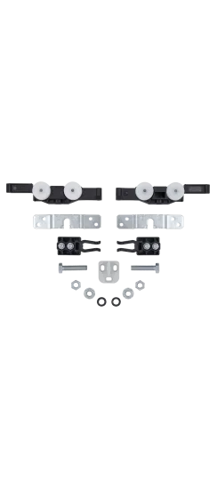 Комплект роликов для раздвижных дверей ECO SLIDING SET 1 60kg NEW, вес полотна до 60 кг