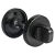 Завертка сантехническая LUX-WC-R5 NERO на круглой розетке цвет черный, ЦАМ Завертка сантехническая LUX-WC-R5 NERO на круглой розетке цвет черный, ЦАМ