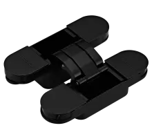 Петля скрытая HH-24 B врезная с 3D-регулировкой, вес полотна до 40 кг, цвет черный
