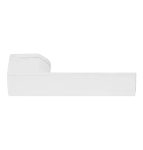 Ручка дверная SHUTTLE BIA на скрытой розетке, цвет белый, ЦАМ