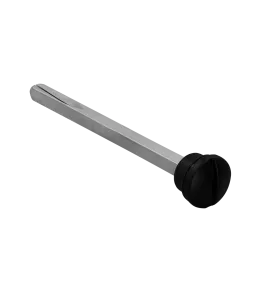 Четырехгранник LUX-SPINDLE-WC 110 NERO-ST 110мм с кнопкой, цвет черный soft-touch