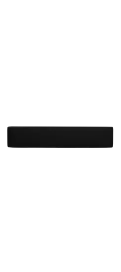 Ручка дверная SHUTTLE NERO-ST цвет черный soft-touch, ЦАМ