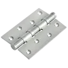 Петля карточная латунная разъемная MBU 100X70X3-4BB SC универсальная, врезная на круглой оси, вес полотна до 60 кг, цвет матовый хром