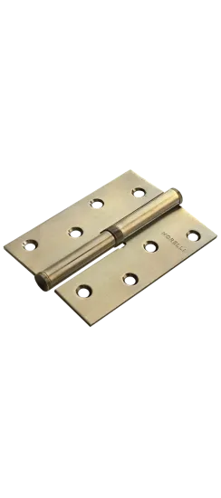 Петля карточная стальная разъемная MSND 100X70X2.5 AB R с подшипником правая, врезная на круглой оси, вес полотна до 40 кг, цвет бронза