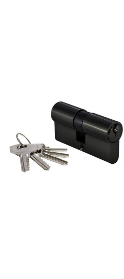 Ключевой цилиндр 60C BL (60мм), цвет черный