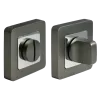 Завертка сантехническая MH-WC-S55 GR/PC на квадратной розетке цвет графит/хром