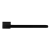 Ручка дверная SPUTNIK-SM NERO-ST с невидимой квадратной розеткой, цвет черный soft-touch, ЦАМ