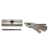 Ключевой цилиндр высокой секретности HS 70C SN (70мм), цвет белый никель