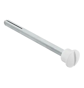 Четырехгранник LUX-SPINDLE-WC 110 BIA 110мм с кнопкой, цвет белый