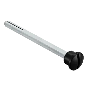 Четырехгранник LUX-SPINDLE-WC 110 NERO 110мм с кнопкой, цвет черный