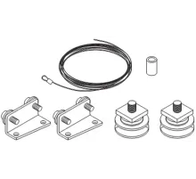 Комплект для синхронного открывания 2-х дверей STABLE SET V-SO, вес полотна до 60 кг