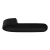 Ручка дверная UNIVERSE NERO на скрытой розетке, цвет черный, ЦАМ Ручка дверная UNIVERSE NERO на скрытой розетке, цвет черный, ЦАМ