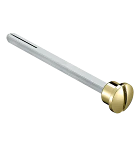 Четырехгранник LUX-SPINDLE-WC 110 OTL 110мм с кнопкой, цвет золото