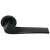 Ручка дверная COMETA R5 NERO раздельная на круглой розетке, цвет черный, ЦАМ Ручка дверная COMETA R5 NERO раздельная на круглой розетке, цвет черный, ЦАМ