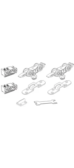 Комплект ролики-стопор STABLE SET V-2 160KG, вес полотна до 160 кг
