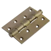 Петля карточная латунная разъемная MBU 100X70X3-4BB COF универсальная,врезная на круглой оси, вес полотна до 60 кг, цвет кофе