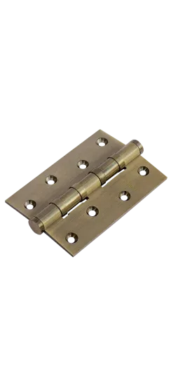Петля карточная латунная разъемная MBU 100X70X3-4BB COF универсальная,врезная на круглой оси, вес полотна до 60 кг, цвет кофе