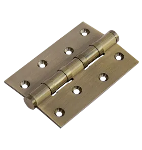 Петля карточная латунная разъемная MBU 100X70X3-4BB COF универсальная,врезная на круглой оси, вес полотна до 60 кг, цвет кофе