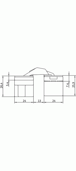 Петля скрытая HH-2 PC врезная с 3D-регулировкой, вес полотна до 60 кг, цвет хром