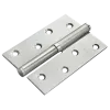 Петля карточная стальная разъемная MSD 100X70X2.5 PC R правая, врезная на круглой оси, вес полотна до 40 кг, цвет хром