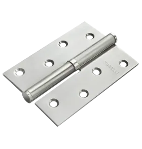 Петля карточная стальная разъемная MSD 100X70X2.5 PC R правая, врезная на круглой оси, вес полотна до 40 кг, цвет хром