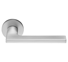 Дверные ручки RUCETTI RAP 31 SLIM-R SC Цвет - матовый хром