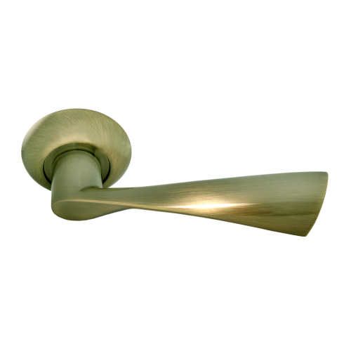 Дверные ручки RUCETTI RAP 1 AB Цвет - Античная бронза